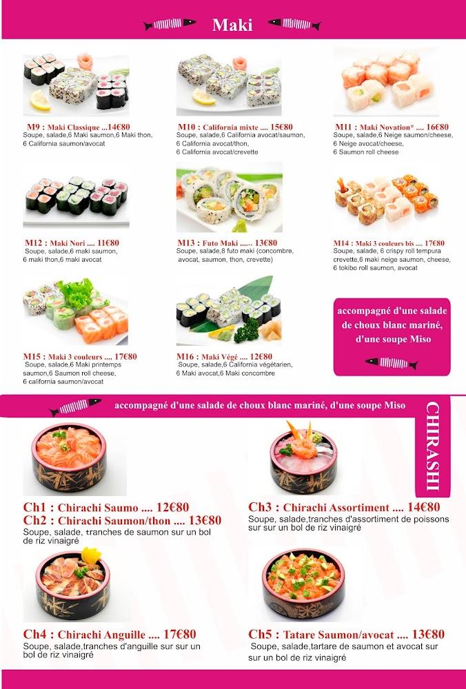 Hoki Sushi - Menu Image 1